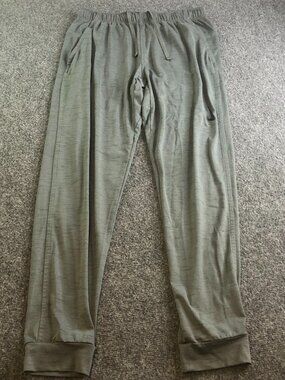 Nike Yoga Pants Mens Medium Gray Joggers DriiFit CZ2208 Training Gym Workout